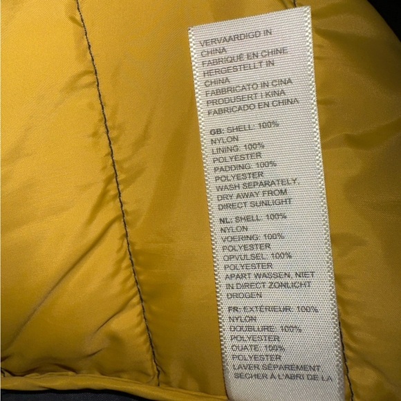 The Original Fat Face Brand Jacket Mens Large Gray Puffer Nylon Drawstring - Picture 8 of 9